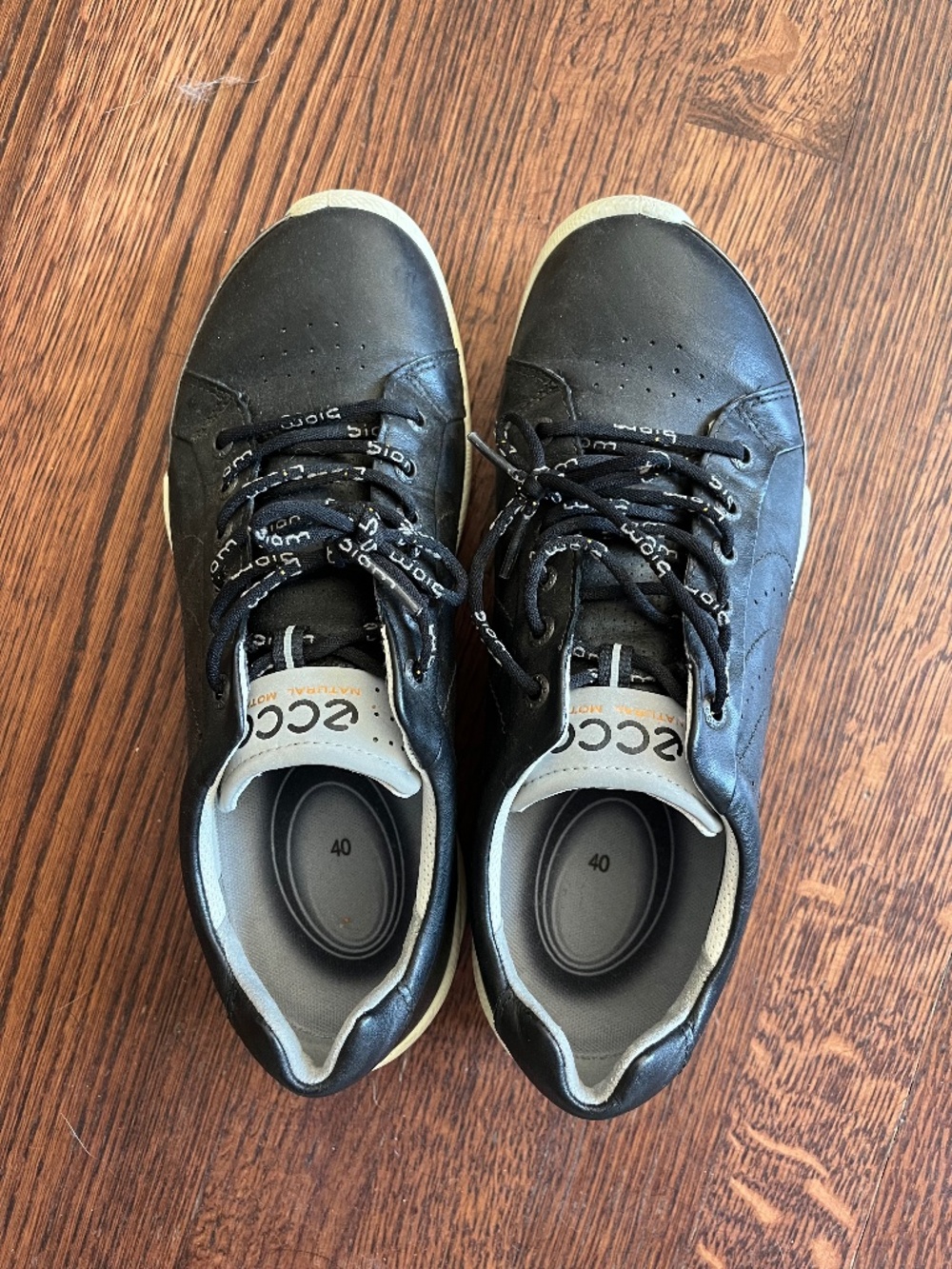 ECCO Women’s BIOM Hybrid Black Leather Golf Shoes EU 40 US 9-9.5